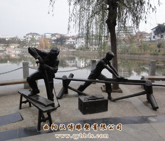 铸铜人物雕塑