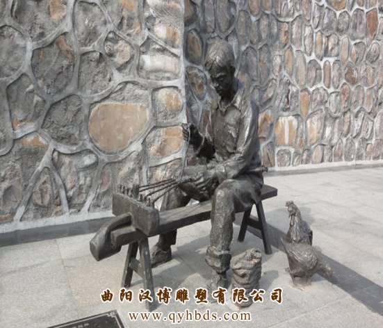 铸铜人物雕塑