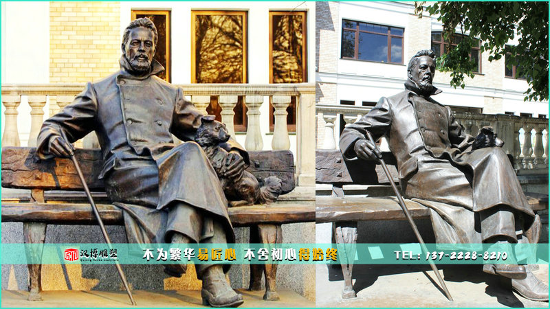 大型铜雕,商业街雕像,历史文化雕塑