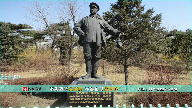 户外铜雕,工人雕像,景观雕塑