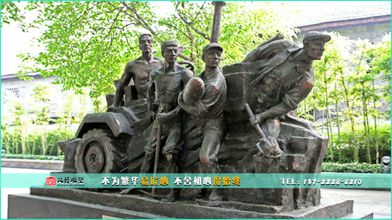 大型人物铜雕,铸铜雕塑,雕塑定制厂家