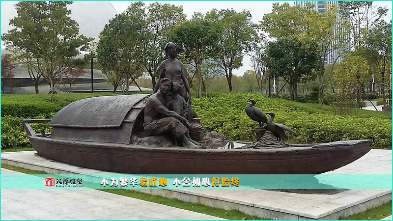 传统工艺铜雕,人物雕像,文化艺术雕塑