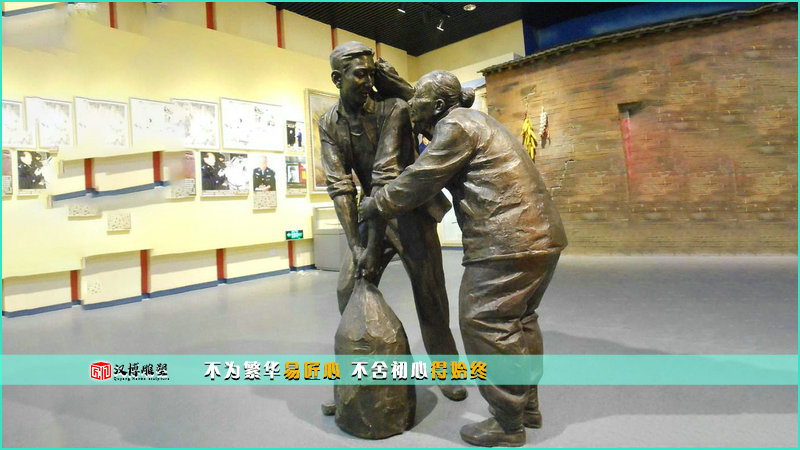 古人物铜雕,人物铸铜雕像,博物馆雕塑