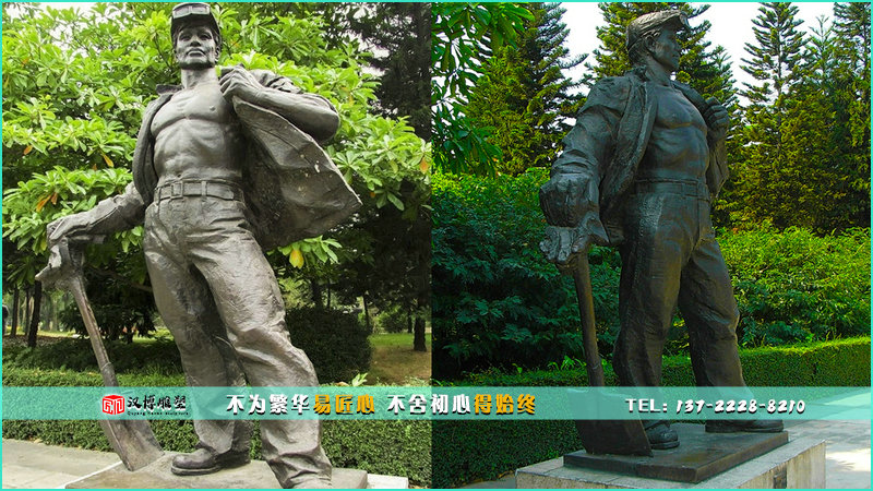 现代人物铜雕,铸铜雕像,公园雕塑